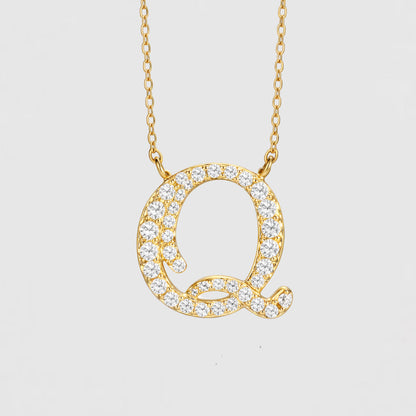 Moissanite Letter Necklaces