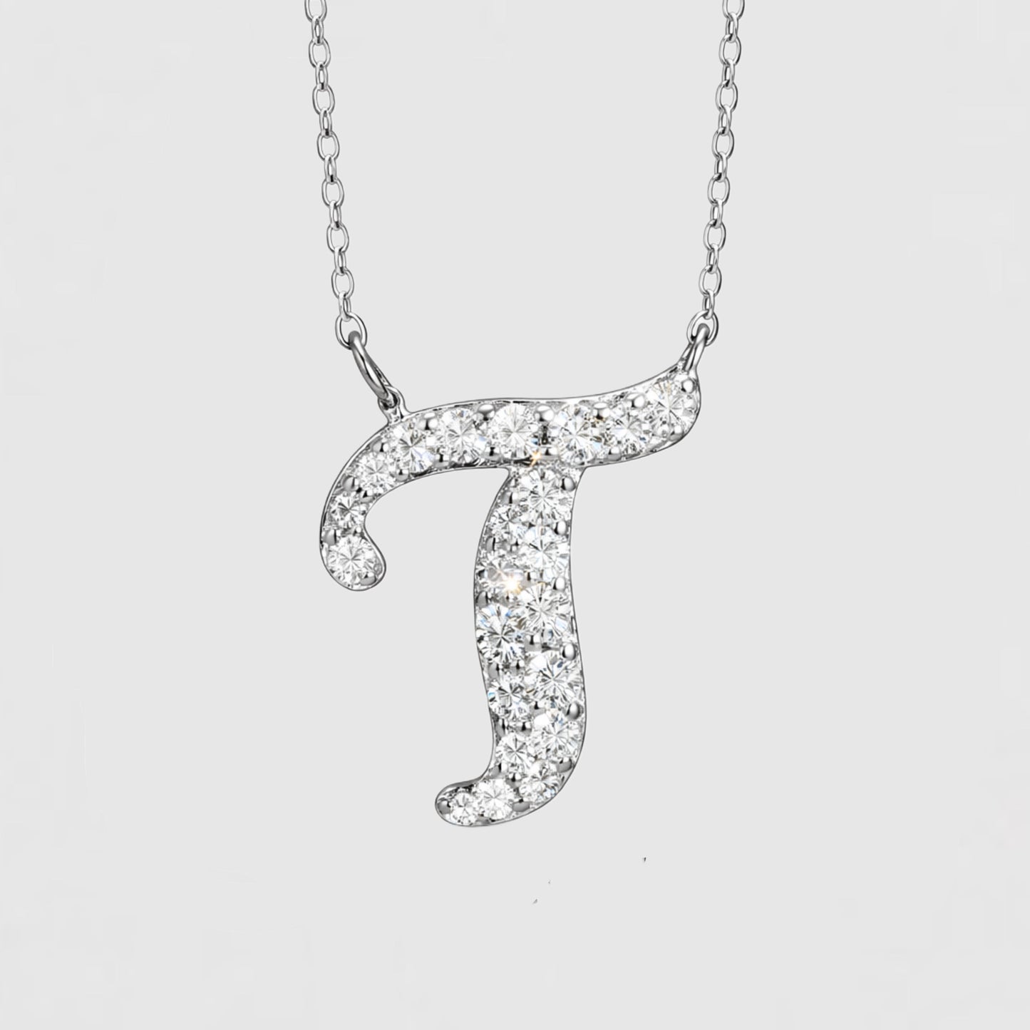 Moissanite Letter Necklaces