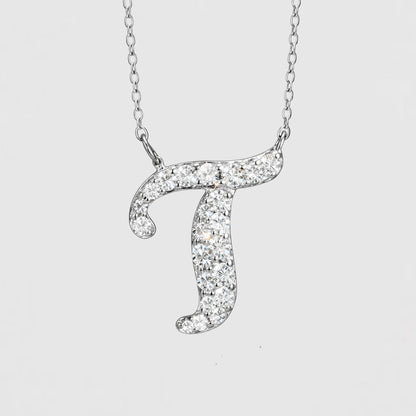 Moissanite Letter Necklaces