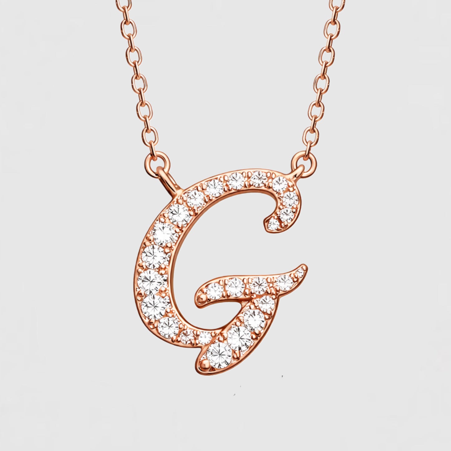 Moissanite Letter Necklaces