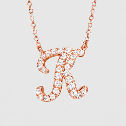 Moissanite Letter Necklaces