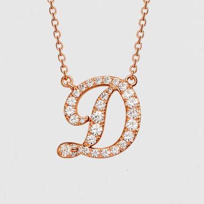 Moissanite Letter Necklaces