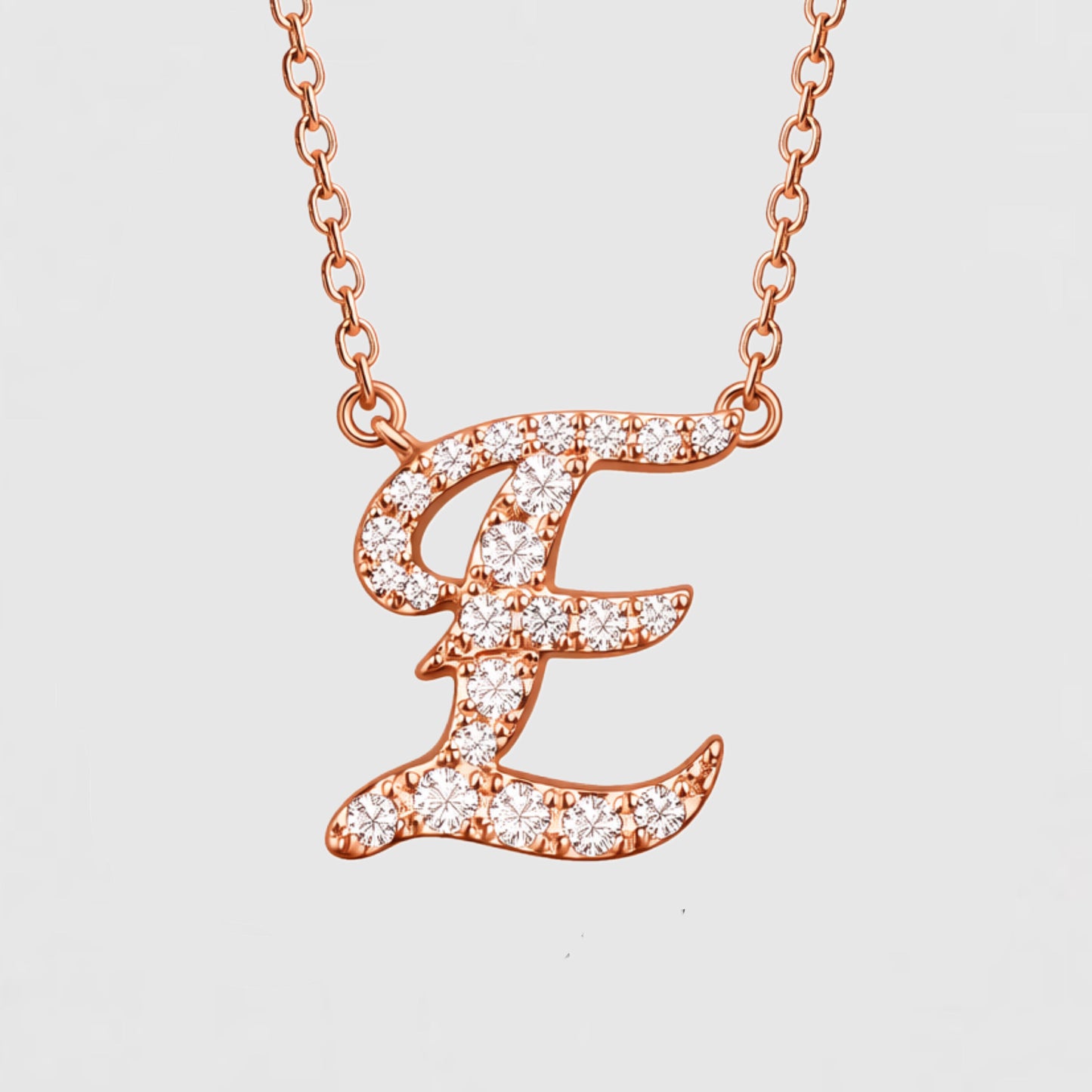 Moissanite Letter Necklaces