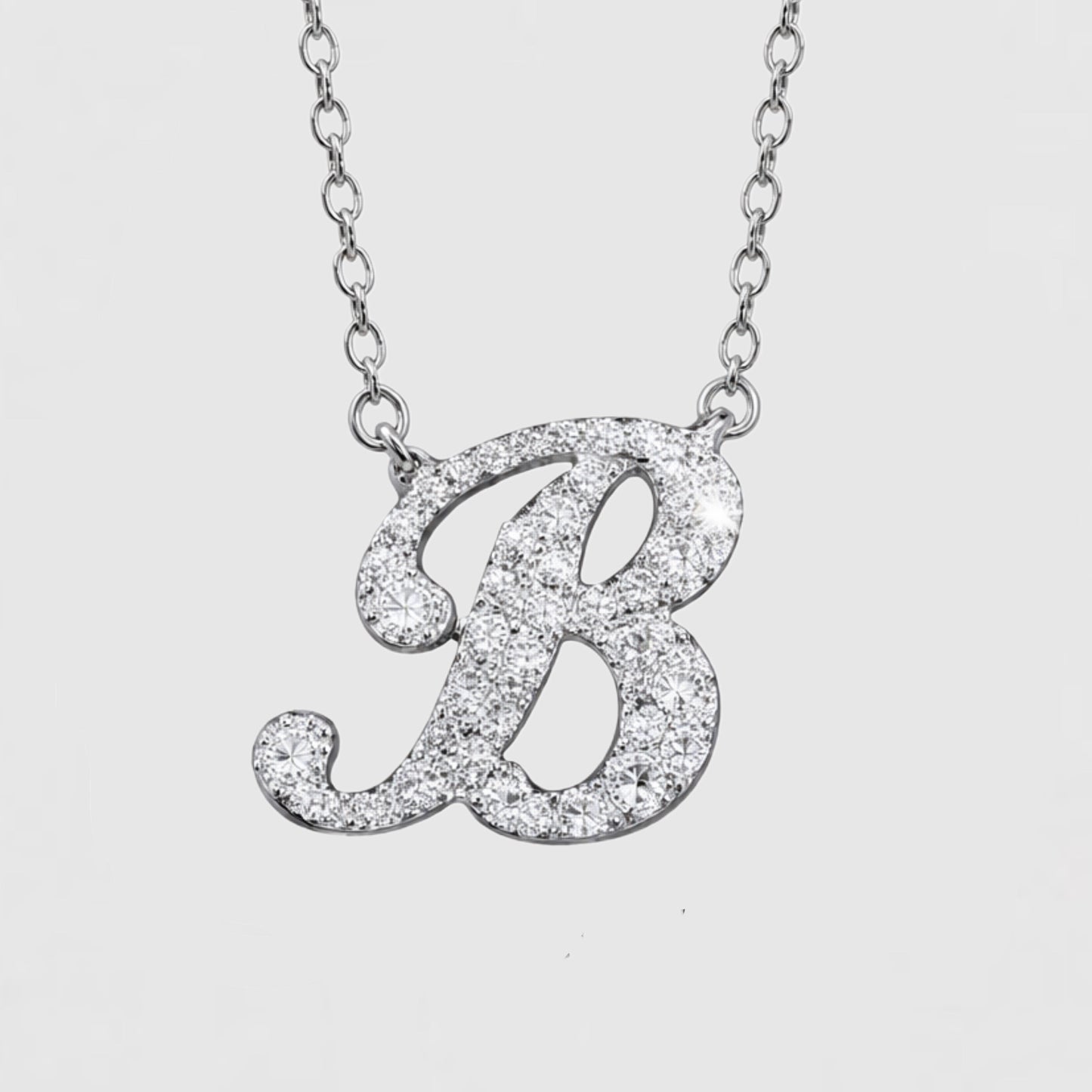 Moissanite Letter Necklaces