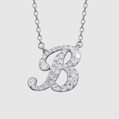 Moissanite Letter Necklaces