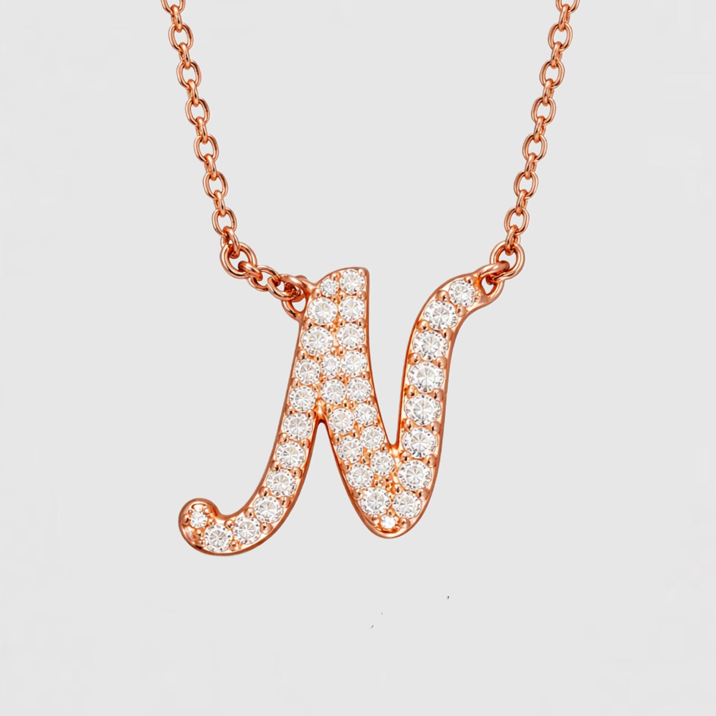 Moissanite Letter Necklaces