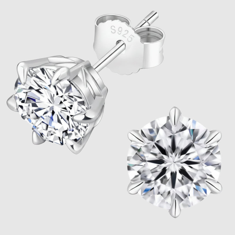 Moissanite Stud Earrings