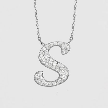 Moissanite Letter Necklaces
