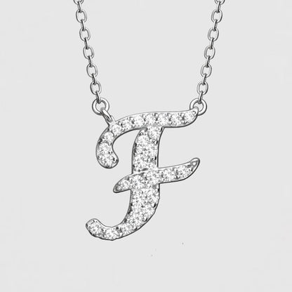 Moissanite Letter Necklaces