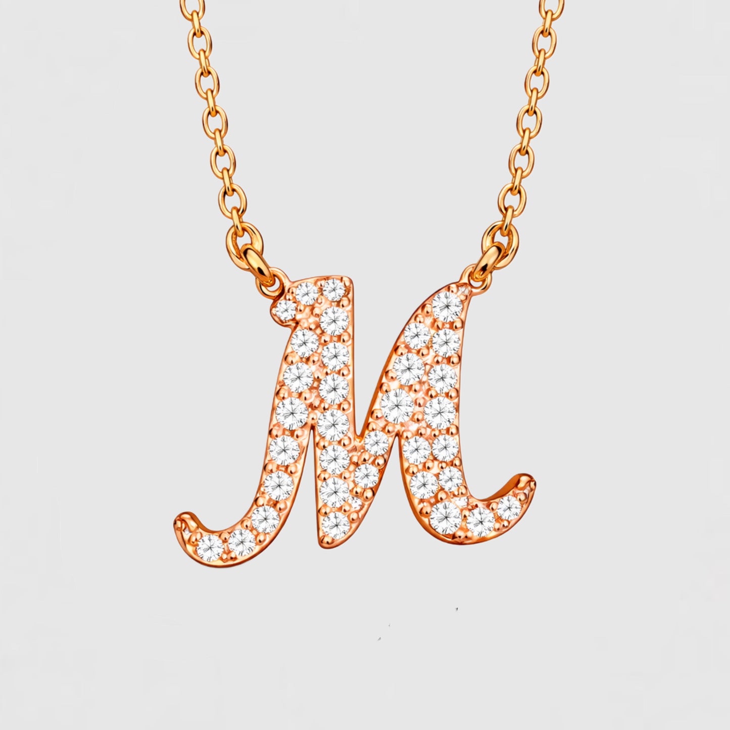 Moissanite Letter Necklaces