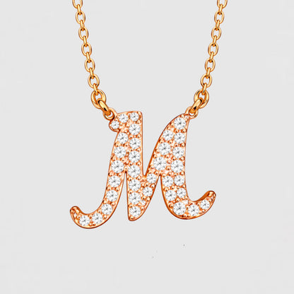 Moissanite Letter Necklaces