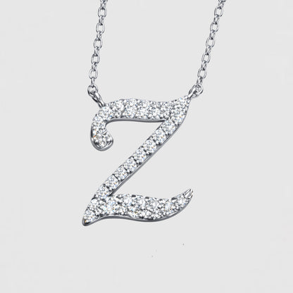 Moissanite Letter Necklaces
