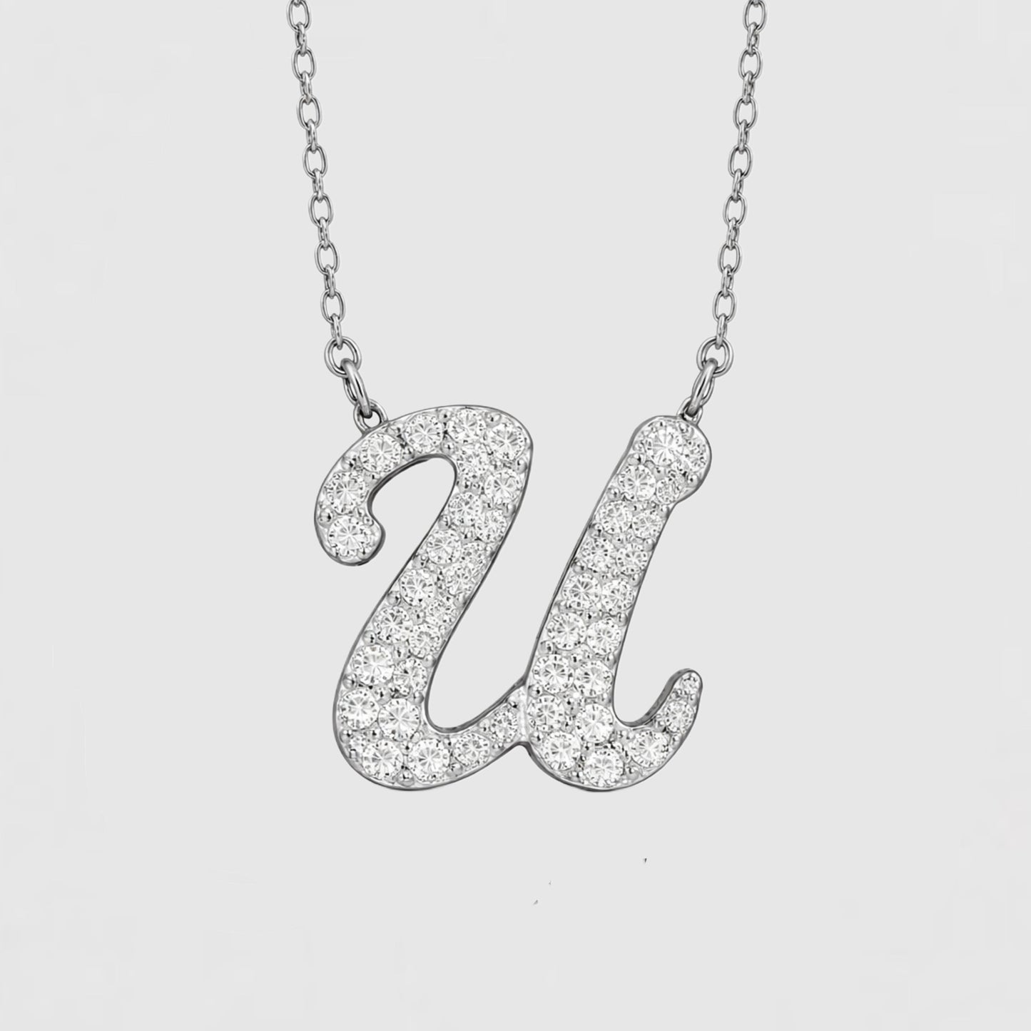 Moissanite Letter Necklaces