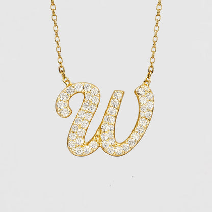 Moissanite Letter Necklaces