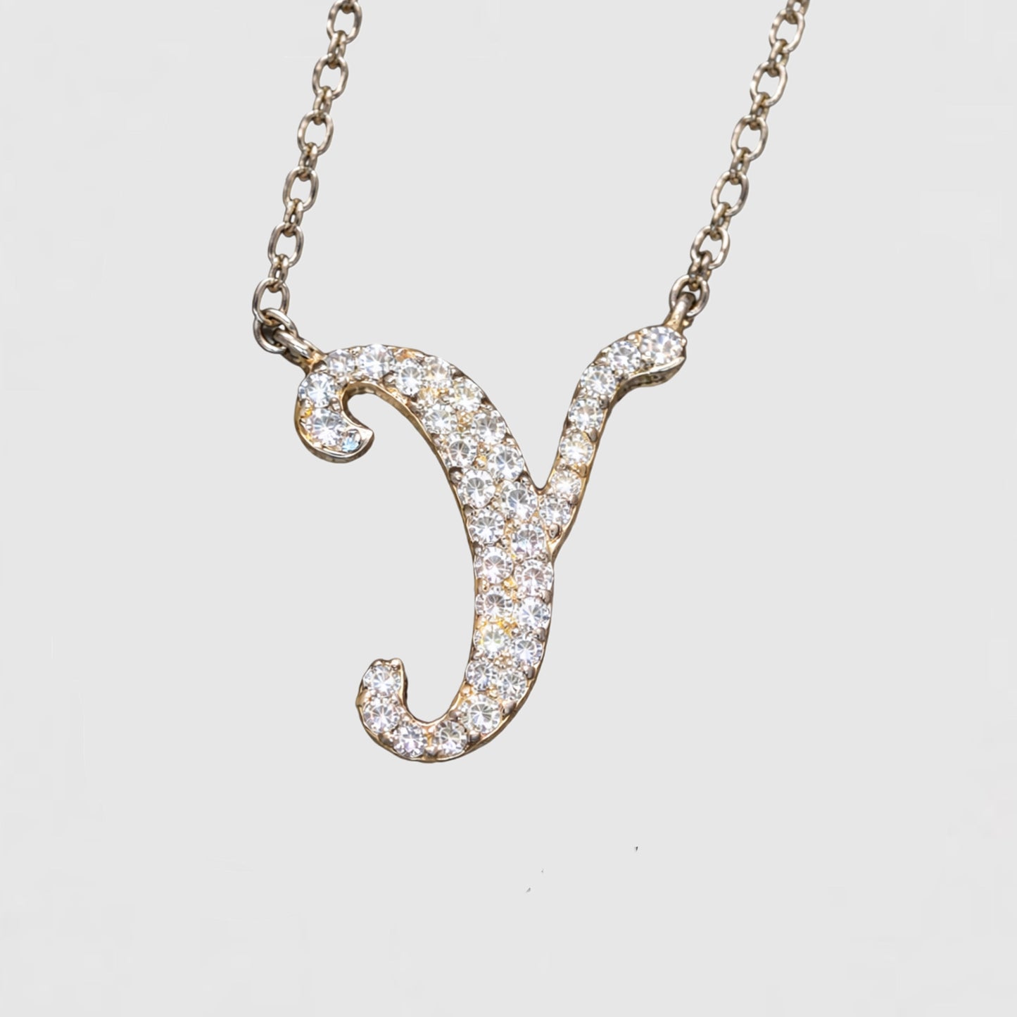 Moissanite Letter Necklaces