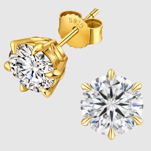 Moissanite Stud Earrings