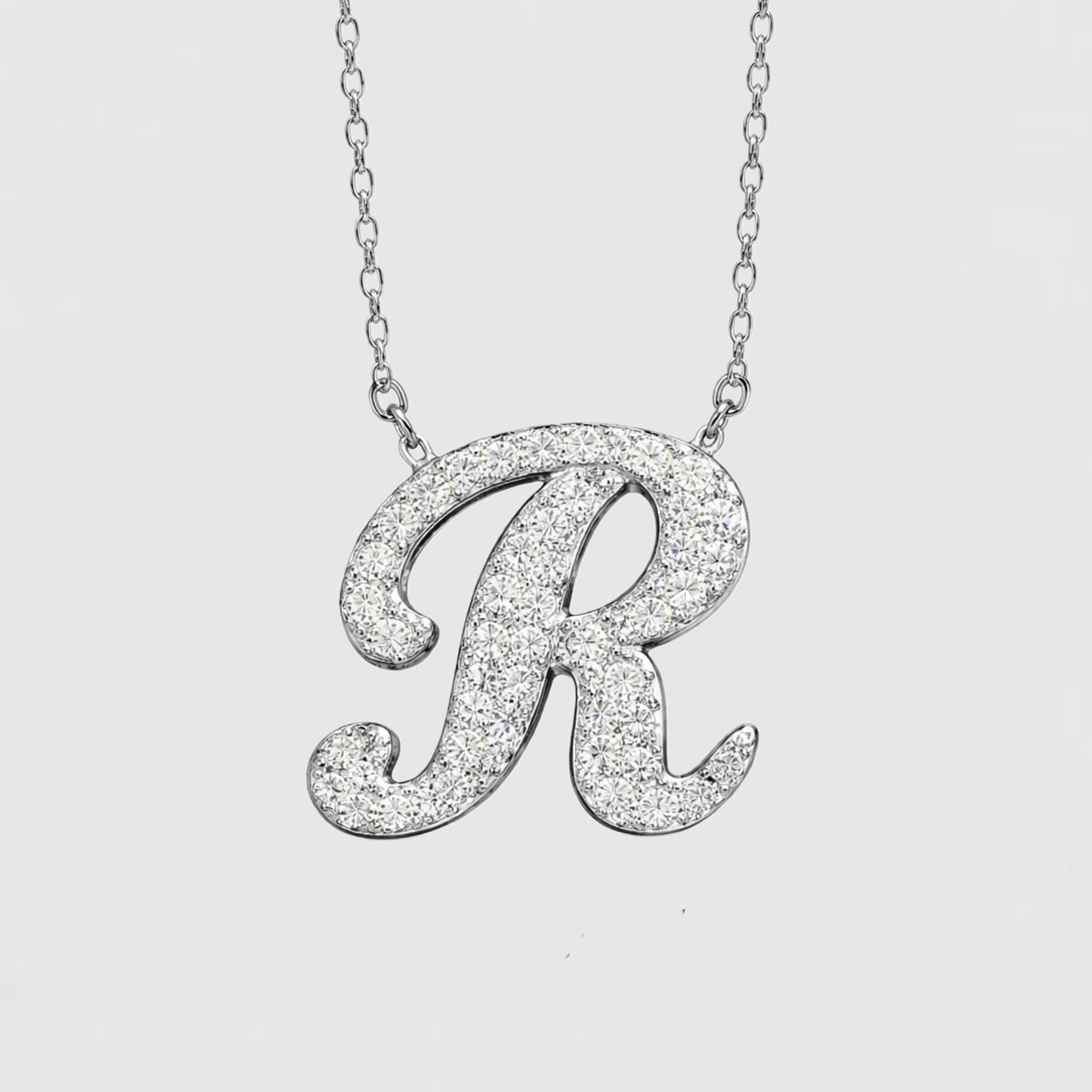 Moissanite Letter Necklaces