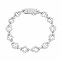 Moissanite Cross Bracelet