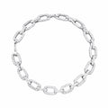 Moissanite Infinity Cuban Bracelet