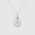 Moissanite Teardrop Necklace