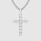 Moissanite Cross Necklace