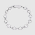 Moissanite Cross Bracelet