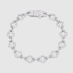 Moissanite Cross Bracelet