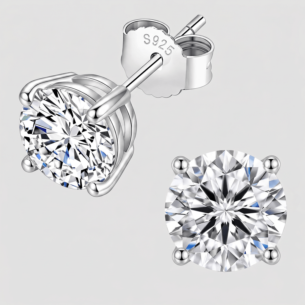 Moissanite Stud Earrings